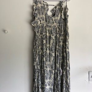 Floral Topshop wrap dress